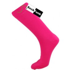 Teddy Boy Socks Neon Pink